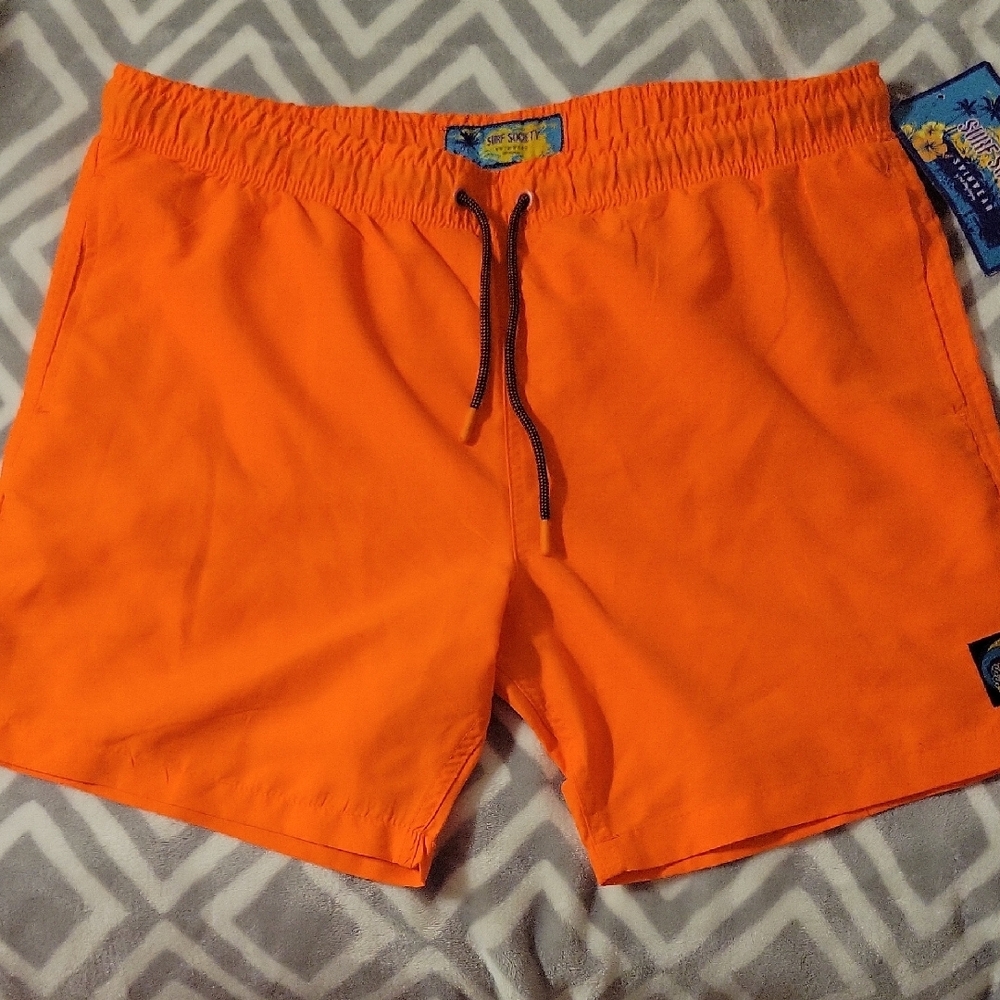 Orange Swim Shorts